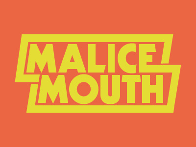 Malice Mouth T-Shirt band custom design lettering merch screenprint shirt t shirt type typography