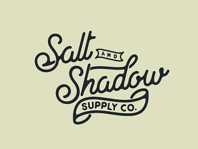 Salt & Shadow Logo by Faceless Creative Co. on Dribbble