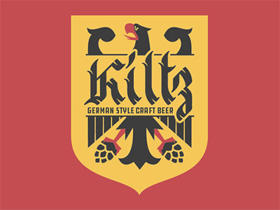 Kiltz Craft Beer Logo beer branding brew craft craft beer family german identity lockup logo mark microbrew