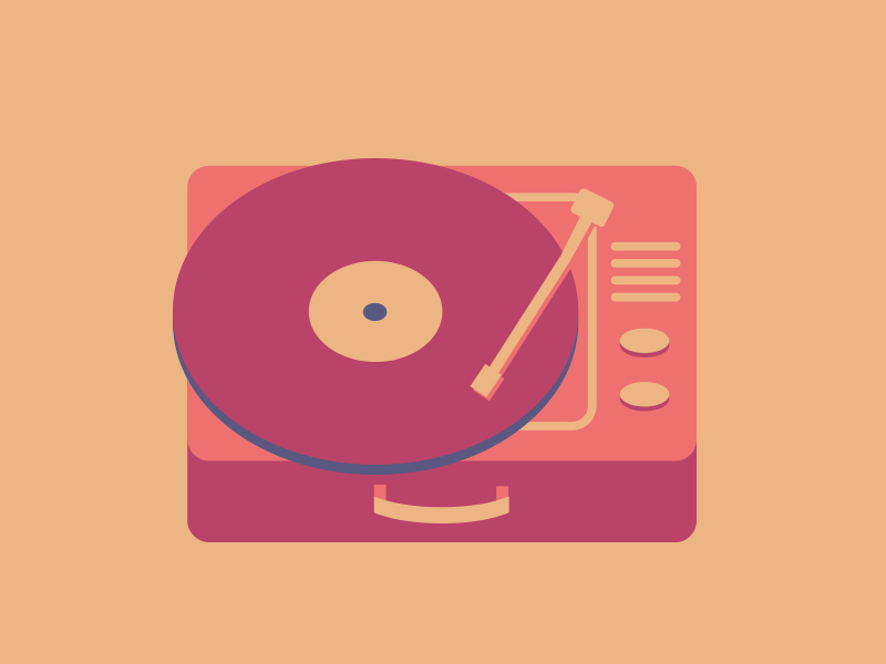 Suitcase Turntable by Faceless Creative Co. on Dribbble