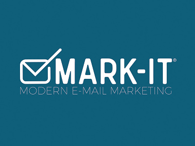 Mark-It Logo brand branding custom email graphic design identity lockup logo logo challenge mark thirty days type