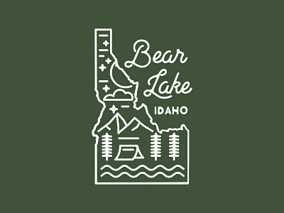 Bear Lake T-Shirt apparel graphic design merch t shirt t shirt design tee tourism tshirt