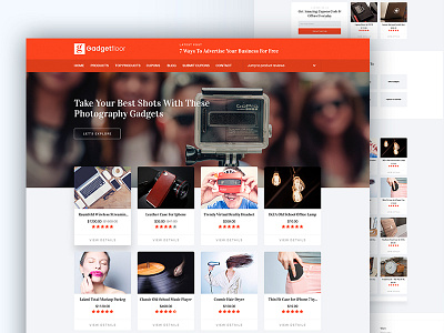 Gadgetfloor Affiliate Marketing HTML Template
