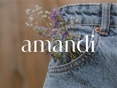 AMANDI – Fashion Brand branding graphic design logo typography
