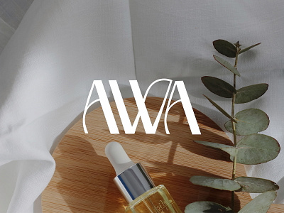 AWA cosmetics branddesign brandidentity branding graphic design identity logo logo design visual visualidentity