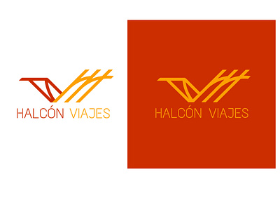 Logo for Halcón Viajes art branding design graphic design illustration logo minimal vector