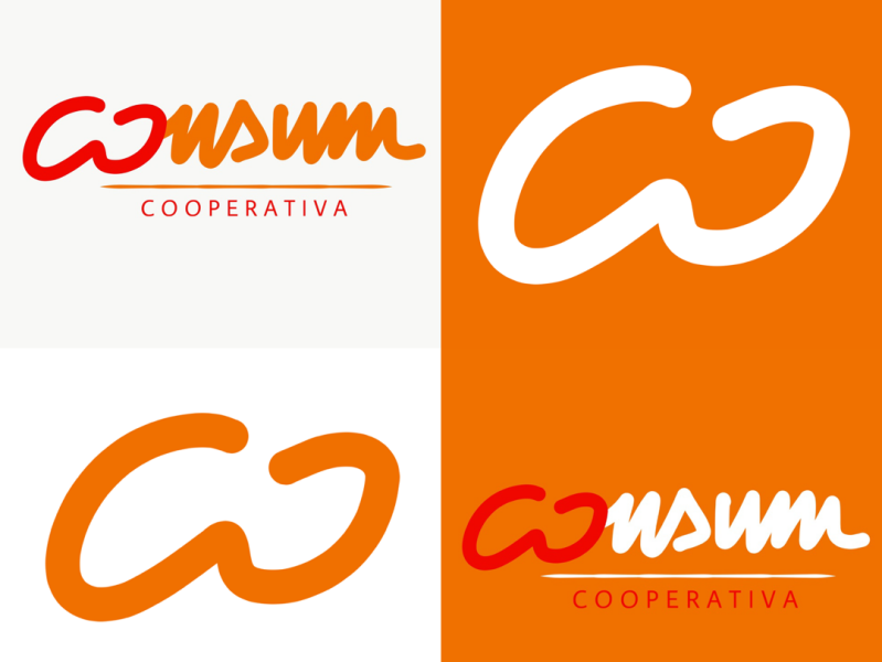 new logo for consum by paolo falqui blØpa on dribbble