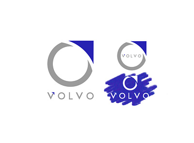 New Logo and Logotype for Volvo art automotive branding circle design flat graphic design illustration logo logotype minimal modern original vector volvo