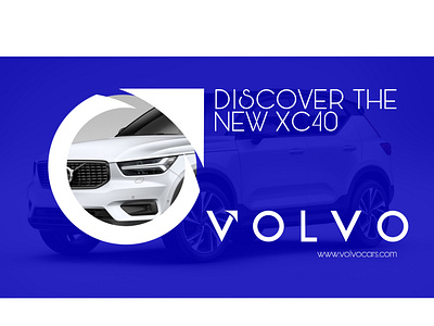 Render of Volvo New Logo for an Advertisement