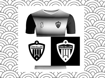 New Logo for CD Castellón and kit design art branding design football football logo graphic design illustration jersey kit design logo minimal modern monochrome rebranding vector