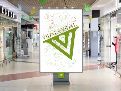 New Logo for Vidal&Vidal art branding design flat graphic design illustration logo minimal vector