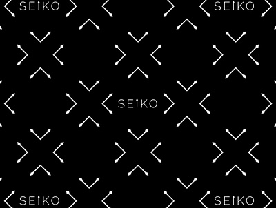 Pattern for Seiko new logo art blackandwhite bnw branding design graphic design illustration logo luxury minimal pattern rebranding seiko vector
