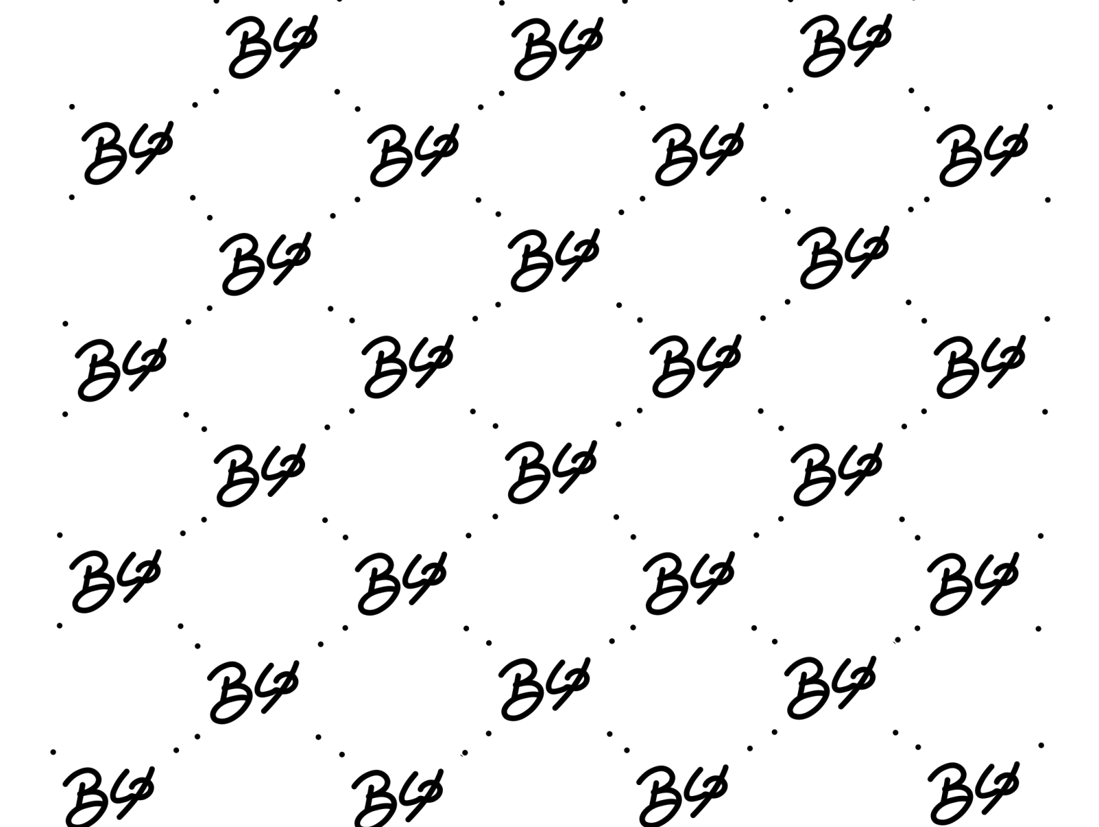 Bl Pattern For Bl Pa Sign By Paolo Falqui Bl Pa On Dribbble