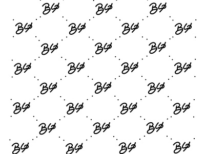 Blø Pattern for Bløpa sign art blackandwhite bnw branding design graphic design illustration logo minimal pattern personal branding signature vector