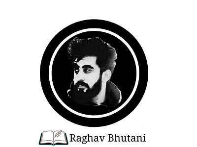 Raghav Bhutani digital painting graphicdesign illustration instagram letter logo logo logodesign minimalist logo