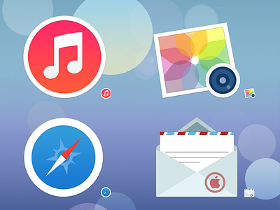 Sevenesque - An iOS7-inspired Mac icon set