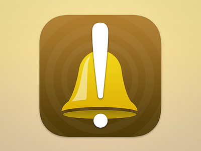 DayBell 7 app bell exclamation icon icos7 ios reminders todo