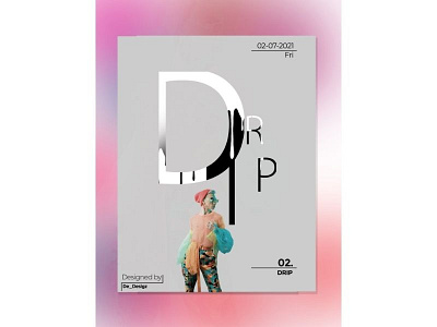 Drip Poster branding design illustration instagram post logo poster design posters social media post typography ui