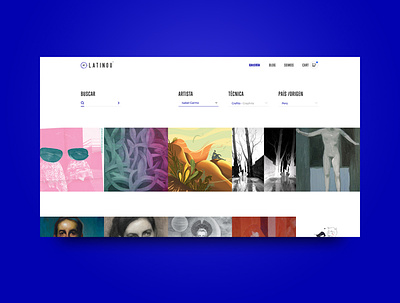 Art Latinou - Shop design logo shop shopify website