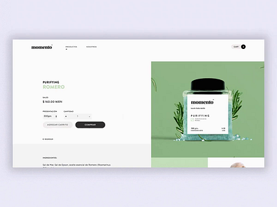 Momento | E - commerce ecommerce shopify website