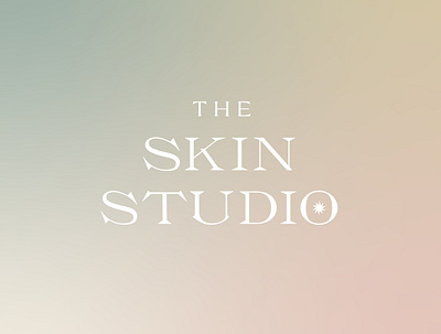 The Skin Studio brand branding design graphic design illustrator logo skincare typography