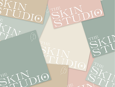 The Skin Studio Stationary brand branding design graphic design icon illustrator logo skincare stationary