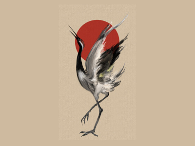 Painted Bird bird bird illustration design illustration paint painted painting paintings