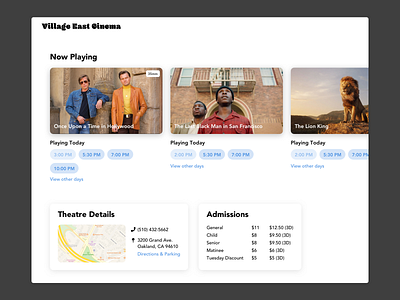 Book Movie Tickets booking movies ui