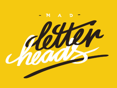 Mad Letter Heads lettering