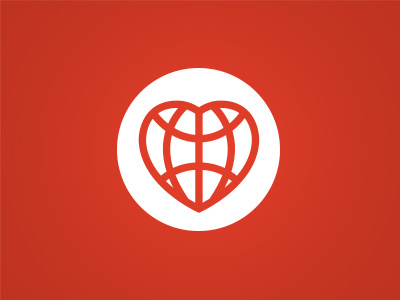 Heart Logo V1 Dribbble golden ratio graphic design heart international logo logo design logo redesign. love non profit
