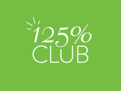 125% Club Lockup