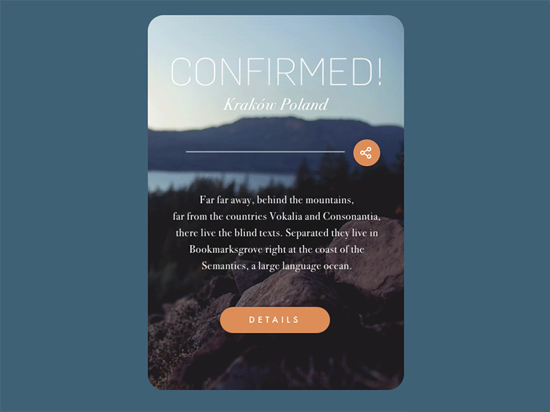 Daily UI challenge #010 — Social Share
