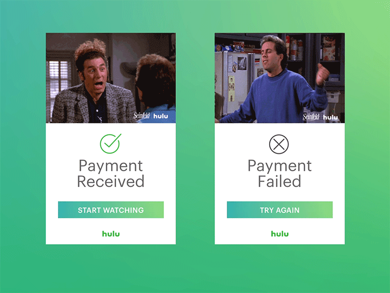 Daily UI challenge #011 — Success/Errror dailyui