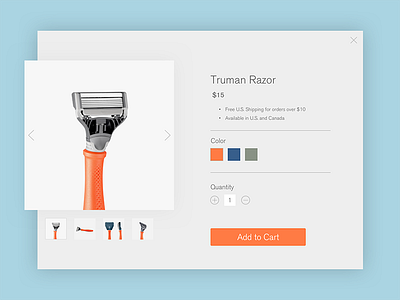 Daily UI challenge #012 — E-Commerce Shop dailyui