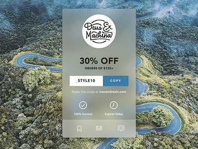 Daily UI challenge #061 — Redeem Coupon