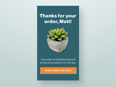 Daily UI challenge #77 — Thank You