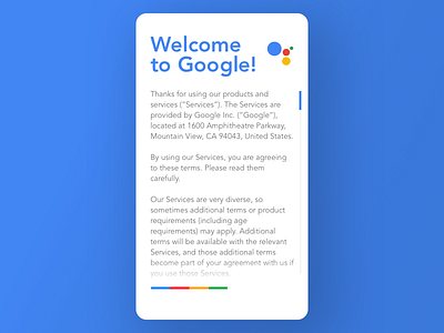 Daily UI challenge #89 — Terms of Service