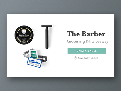 Daily UI challenge #97 — Giveaway