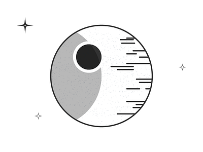 Death Star! death star illustrator may the 4th star wars