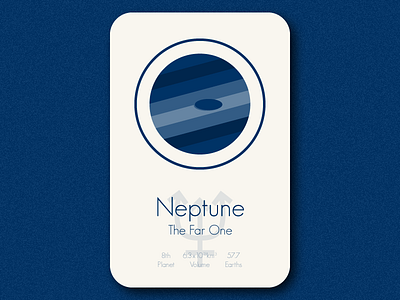 Space Card Series (1/9) - Neptune