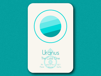 Space Cards Series (2/9) - Uranus