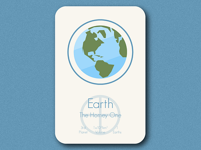 Space Card Series (6/9) - Earth