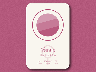 Space Card Series (7/9) - Venus