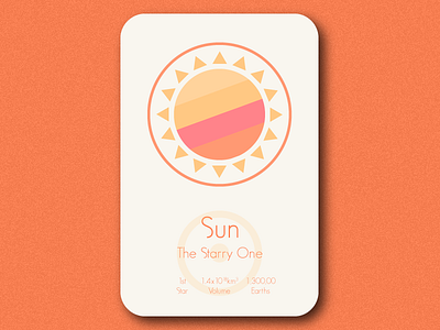 Space Card Series (9/9) - Sun