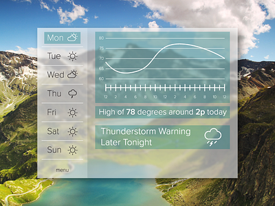 Weather App - Concept 01 WIP android app ios ui ux weather