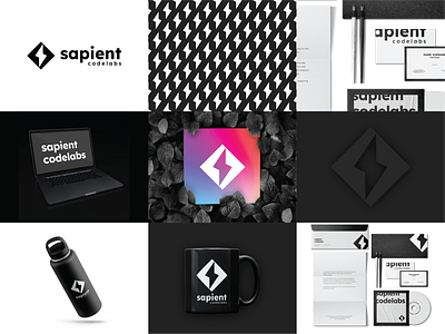 Sapient Codelabs Logo Design branding graphic design logo motion graphics ui