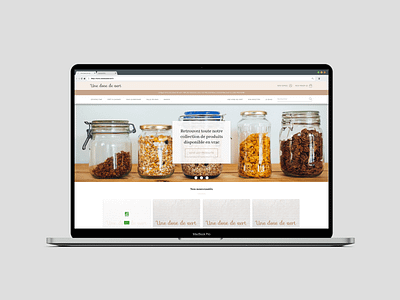 Epicerie en ligne ecommerce ui webdesign