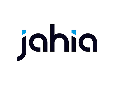 Jahia logo branding cold fresh geometric identity jahia logo mountain typogaphy