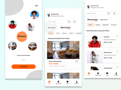 Apartment Finder App Design by Unary team on Dribbble