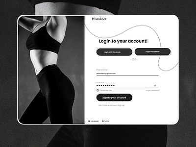 Login Page UI